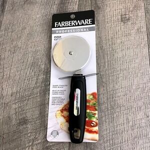 Farberware Professional Pizza Cutter Stainless Steel Blade Black Handle 5258365